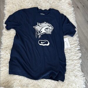 Mens NIKE navy New Hampshire Wildcats Dri-Fit Legend Basic SS Tee